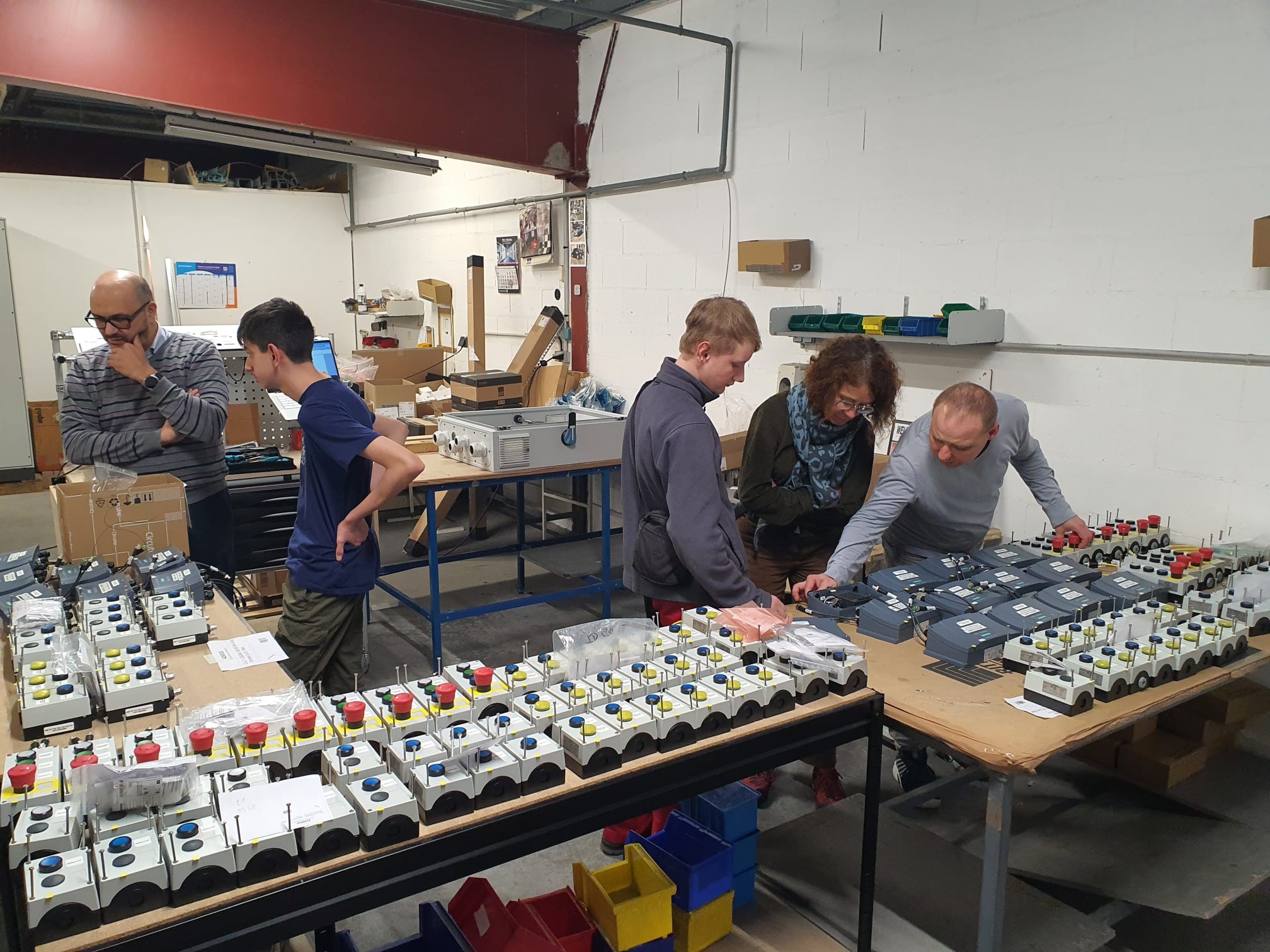 Bestückung der Schalter